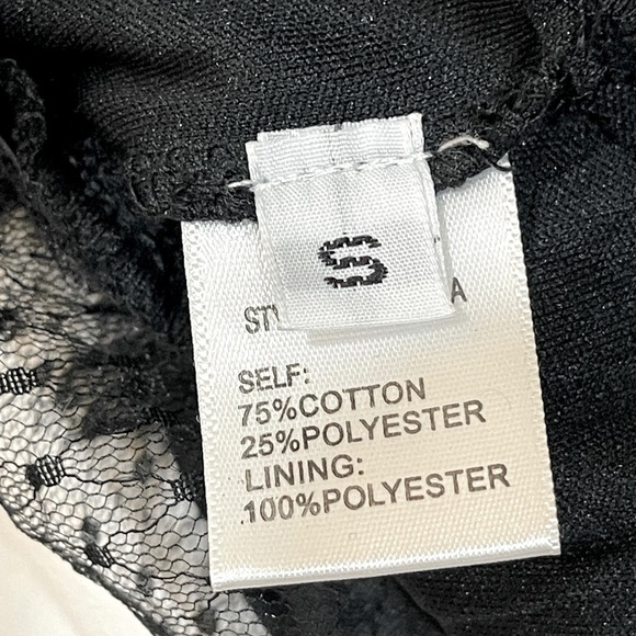 Like new juniper blu cotton/polyester top with sheer sleeves - Picture 6 of 6